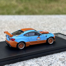 Load image into Gallery viewer, DCM 1:64 Blue JDM GT45 86 GR Gulf Racing Sports Model Diecast Metal Car BN