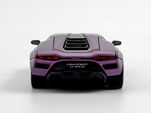 Load image into Gallery viewer, HH 1:64 Purple Countach LPI800-4 Racing Sports Model Diecast Metal Car New Collection