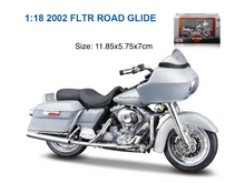 Load image into Gallery viewer, Maisto 1:18 2002 FLTR Road Glide Sports Model Diecast Metal Motorcycle New Collection