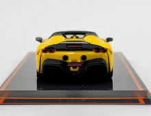 Load image into Gallery viewer, U2 1:64 Yellow Novitec SF90 Spider Convertible Sports Model Diecast Resin Car