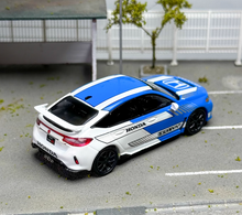 Load image into Gallery viewer, MINIGT 1:64 Blue Civic Type R FL5 #3 2023 Pace Model Diecast Metal Car New Collection