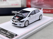Load image into Gallery viewer, Model1 1:64 White Civic FD2 Type R Sports Model Metal Diecast Car New Collection