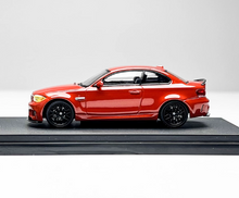 Load image into Gallery viewer, 7cm 1:64 Orange 1M E82 Couple Black Rims Sports Model Diecast Metal Car New Collection