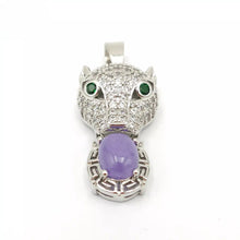 Load image into Gallery viewer, Nature Jade Leopard Pendant Necklace Gift For Woman Jewelry charm Blessing c