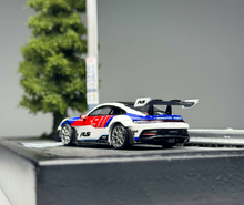 Load image into Gallery viewer, OM 1:64 White Decal 992 GT3 RS Sports Model Diecast Metal Car Box New Collection