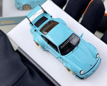 Load image into Gallery viewer, FS 1:64 Fast Speed Blue RWB 964 Racing Sports Model Diecast Metal Car New Collection