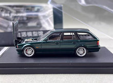 Load image into Gallery viewer, Mortal 1:64 Green E34 Touring Wagon Sports Model Diecast Metal Car New Collection