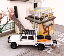Load image into Gallery viewer, AB 1:64 White Land Cruiser J70 LC79 Pickup Truck Model Diecast Metal Car New