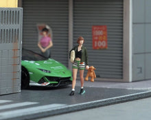 Load image into Gallery viewer, 1:64 Painted Figure Mini Model Miniature Resin Diorama Sand Suit Man Girl Toy New