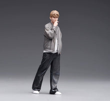 Load image into Gallery viewer, 1:24 Painted Figure Model Miniature Resin Diorama Walking Casual Wear Man Jacket
