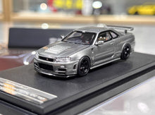 Load image into Gallery viewer, MH 1:64 Gray JDM Skyline GTR R34 NISMO CRS VER Model Diecast Metal Car New Collection