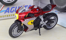 Load image into Gallery viewer, WELLY 1:18 MV Agusta Superveloce AGO Sports Model Diecast Metal Motorcycle