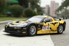 Load image into Gallery viewer, Bburago 1:24 Yellow C6R Muscle Racing Sports Model Toy Diecast Metal Car BN