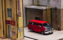 Load image into Gallery viewer, Tarmac 1:64 Red Dodge Van #26 B1500 Sports Model Diecast Metal Car New