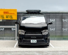 Load image into Gallery viewer, Tarmac 1:64 Black Hiace Widebody Mini Van Sports Model Diecast Metal Car New Collection