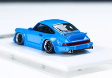 Load image into Gallery viewer, XKE 1:64 Blue RWB 964 911 Coupe Racing Sports Model Diecast Resin Car New Collection