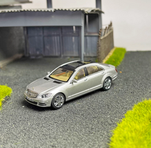 Load image into Gallery viewer, MH 1:64 Silver S-Class S600L W221 Luxury Sedan Sports Model Diecast Metal Car