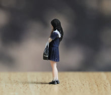 Load image into Gallery viewer, 1:64 Painted Figure Model Miniature Resin Diorama Black Hair Pretty Girl Lady A