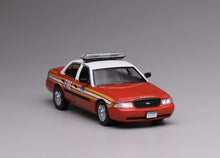 Load image into Gallery viewer, 1:64 596 Red NYFD Fire Crown Victoria CV EN114 Model Diecast Metal Car New Collection