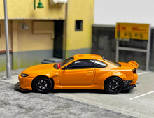 Load image into Gallery viewer, SW 1:64 Orange JDM S15 Slivia Widebody Racing Sports Model Diecast Metal Car