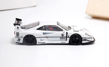 Load image into Gallery viewer, Top Art 1:64 White F40 LBWK Racing Sports Model Diecast Metal Car New Collection