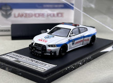 Load image into Gallery viewer, PSC 1:64 White Lakeshore Police Charger Sports Model Diecast Metal Car New Collection