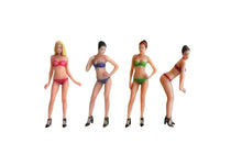 Load image into Gallery viewer, 1:64 Painted Figure Mini Model Miniature Resin Diorama Sand Bikini Girl Lady Hot