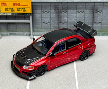 Load image into Gallery viewer, CM 1:64 Red Carbon Lancer Evo 9 IX Voltex Sports Model Diecast Metal Car New Collection
