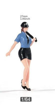 Load image into Gallery viewer, 1:64 Painted Figure Unpainted Model Miniature Resin Diorama Sand Woman Police New