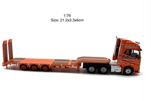 Load image into Gallery viewer, OXFORD 1:76 Volvo FH4 GXL Semi-Low Loader Truck Trailer Model Diecast Metal Car New Collection