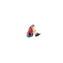 Load image into Gallery viewer, 1:64 Painted Figure Mini Model Miniature Resin Diorama Winter Dress Couple Toy