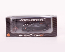 Load image into Gallery viewer, CM 1:64 Black Carbon 765LT Super Racing Sports Model Diecast Metal Car New