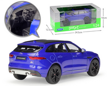 Load image into Gallery viewer, WELLY 1:24 F Pace City SUV Sports Model Diecast Metal Car Display