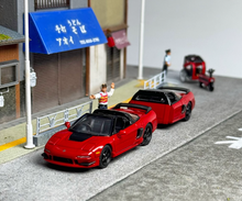 Load image into Gallery viewer, MLGB 1:64 JDM Red NA1 NSX TRA Camper Trailer Sport Model Diecast Metal Car New