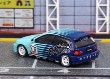 Load image into Gallery viewer, SW 1:64 JDM Blue EG6 Civic R Hatchback Sports Model Diecast Metal Car New
