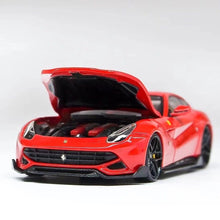 Load image into Gallery viewer, U2 1:64 DMC F12 Super Racing Sports Model Diecast Resin Car Box