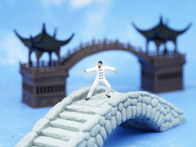 Load image into Gallery viewer, 1:64 Painted Figure Model Miniature Resin Diorama Sand Tai Chi Sport Exercise