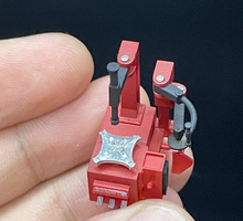 Load image into Gallery viewer, 1:64 Fetching Grilled Tire Machine Garage Display Scene Model Resin Car New