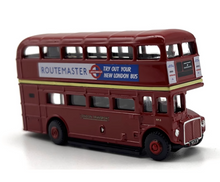 Load image into Gallery viewer, 1:148 London City Double Decker Bus Classic Model Diecast Metal Car