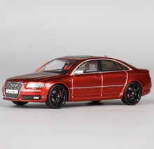 Load image into Gallery viewer, JKM 1:64 Red S8 Sedan Sports Model Diecast Metal Car New Collection
