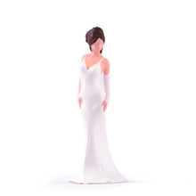 Load image into Gallery viewer, 1:64 Painted Figure Model Miniature Resin Diorama Sand Dinner Wedding Dress Lady New Collection