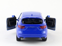 Load image into Gallery viewer, WELLY 1:36 Blue Levante SUV Sports Model Diecast Toy Metal Car BN