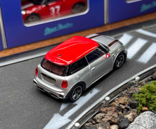 Load image into Gallery viewer, SH 1:64 Silver Mini Cooper JCW F56 Sports Model Diecast Metal Car New Collection