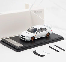 Load image into Gallery viewer, 1:64 Furuya White Impreza WRX STI VIII 8 Sedan Model Diecast Metal Car New Collection