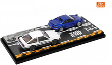 Load image into Gallery viewer, 1:64 JDM Comic Initial D MR2 SW20 AE86 Sports Model Diecast Metal Car New