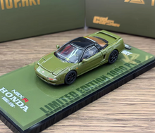 Load image into Gallery viewer, Topart 1:64 HEC Green NSX R NA1 Sports Open Model Diecast Metal Car New Collection