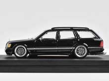 Load image into Gallery viewer, Mortal 1:64 Black VIP S124 E300 Wagon Roof Bike Model Diecast Metal Car New