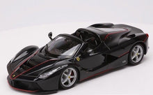 Load image into Gallery viewer, Bburago 1:24 Black Laferrari Aperta Racing Sports Model Toy Diecast Metal Car