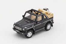 Load image into Gallery viewer, GCD 1:64 Black G500 Cabrio W463 ORV SUV Sports Model Diecast Metal Car BN