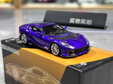 Load image into Gallery viewer, TOC 1:64 Purple 812C Coupe Sports Model Diecast Metal Car New Collection